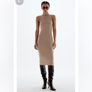Zara midi turtleneck dress